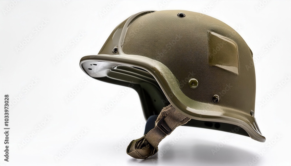 Close-Up of an Olive Green Military Helmet, Featuring Smooth Textured Surface and Sturdy Design, Symbolizing Protection, Combat Readiness, and Tactical Equipment for Soldiers in Active Duty or History Close-Up of an Olive Green Military Helmet, Featuring Smooth Textured Surface and Sturdy Design, Symbolizing Protection, Combat Readiness, and Tactical Equipment for Soldiers in Active Duty or History
