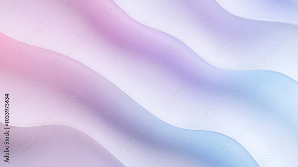Obraz premium Abstract Purple and Blue Wavy Background
