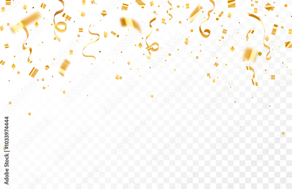 Abstract gold confetti party celebration banner background template, Great for a birthday party or an event celebration invitation or decor. confetti, Abstract gold confetti party celebration banner background template, Great for a birthday party or an event celebration invitation or decor. confetti,