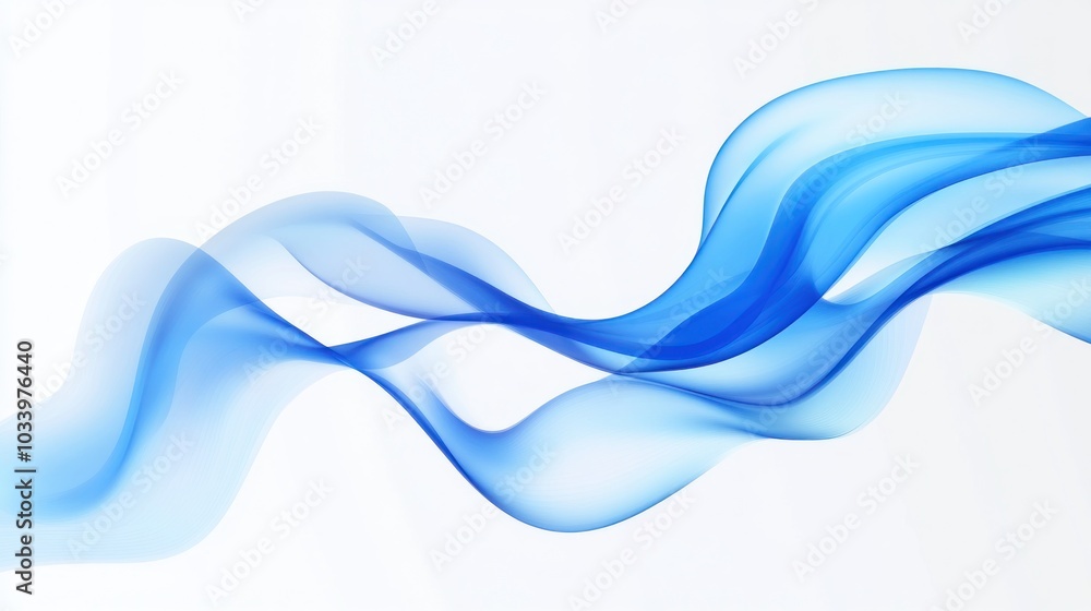 Abstract Blue Wave Background Abstract Blue Wave Background