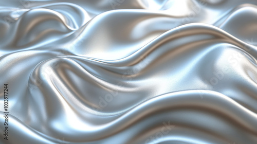 Silver silk close-up photo