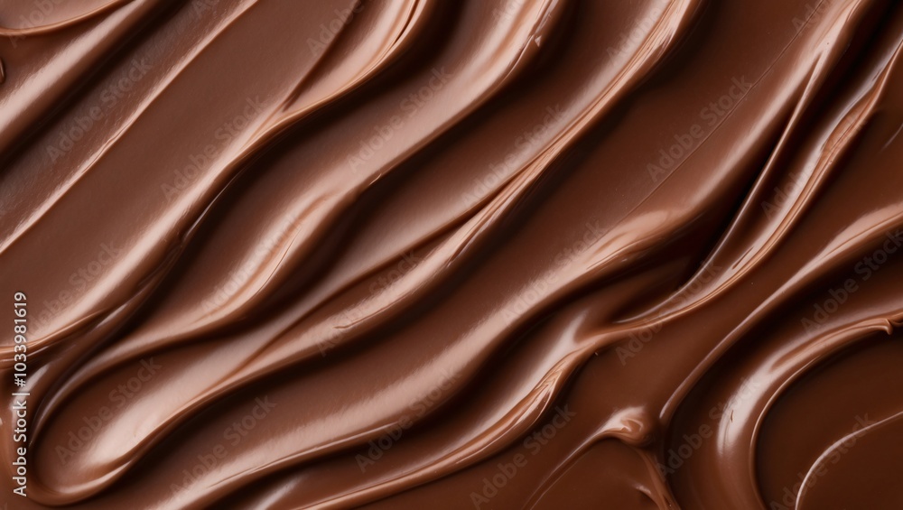 Creamy Glossy Chocolate Fudge Texture Background Creamy Glossy Chocolate Fudge Texture Background