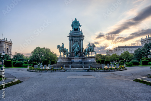 Slika na platnu Vienna, Austria - July 23, 2024: The Maria Theresa Memorial in Vienna