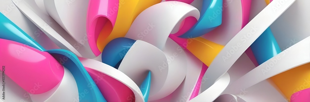 wide Abstract 3d curves and shapes background wallpaper 3:1 wide Abstract 3d curves and shapes background wallpaper 3:1