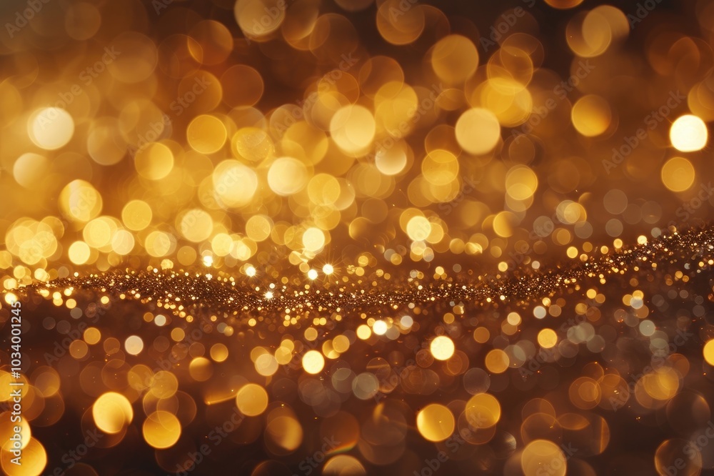 Gold Festive Christmas background. Abstract twinkled bright background with bokeh defocused golden lights Gold Festive Christmas background. Abstract twinkled bright background with bokeh defocused golden lights