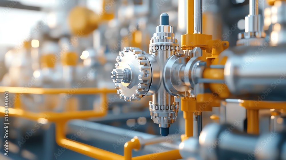 Close-up of industrial machinery and gears. Close-up of industrial machinery and gears.