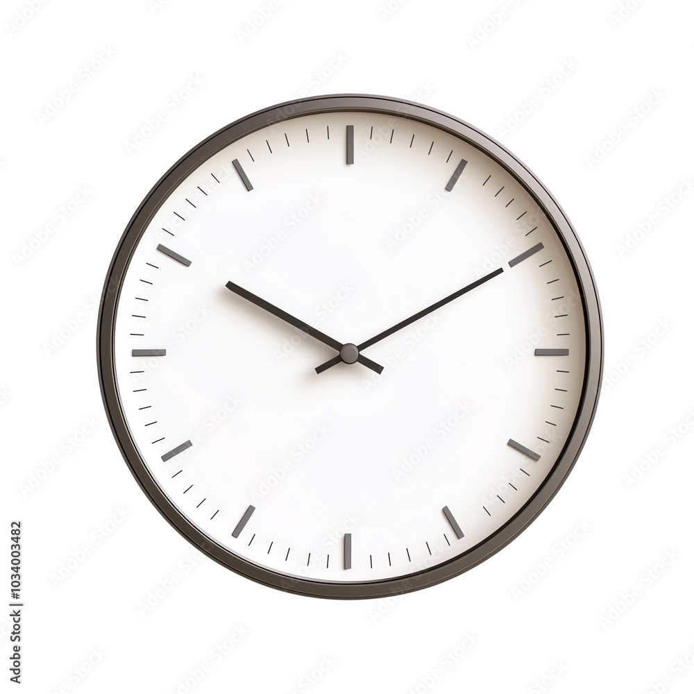 Minimalistic wall clock design showcasing simplicity and elegance, perfect for modern home or office decor. Minimalistic wall clock design showcasing simplicity and elegance, perfect for modern home or office decor.