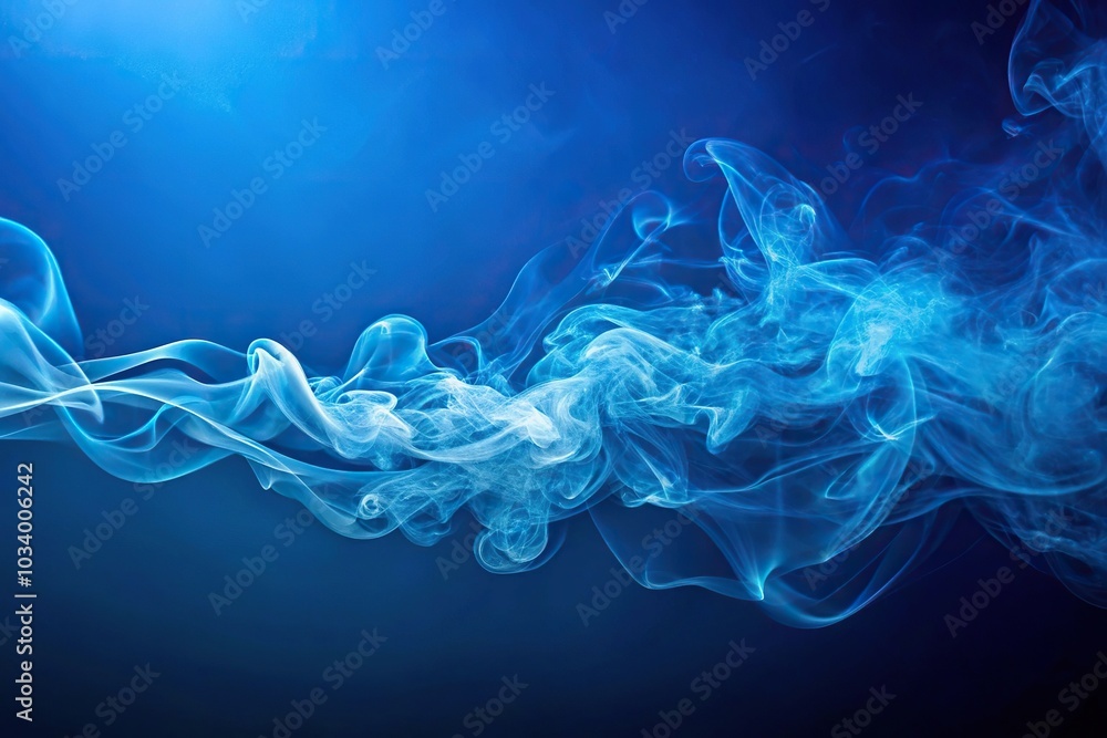 Abstract smoke background resembling flowing silk in light blue tones Abstract smoke background resembling flowing silk in light blue tones