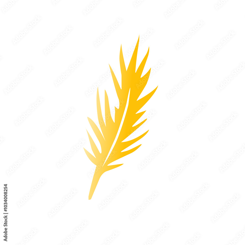 golden feather vector golden feather vector
