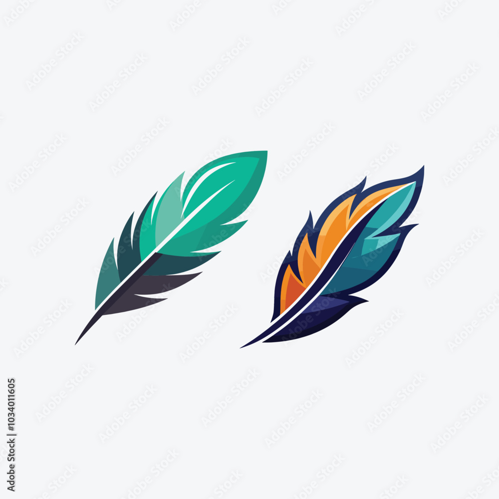 set of feathers set of feathers