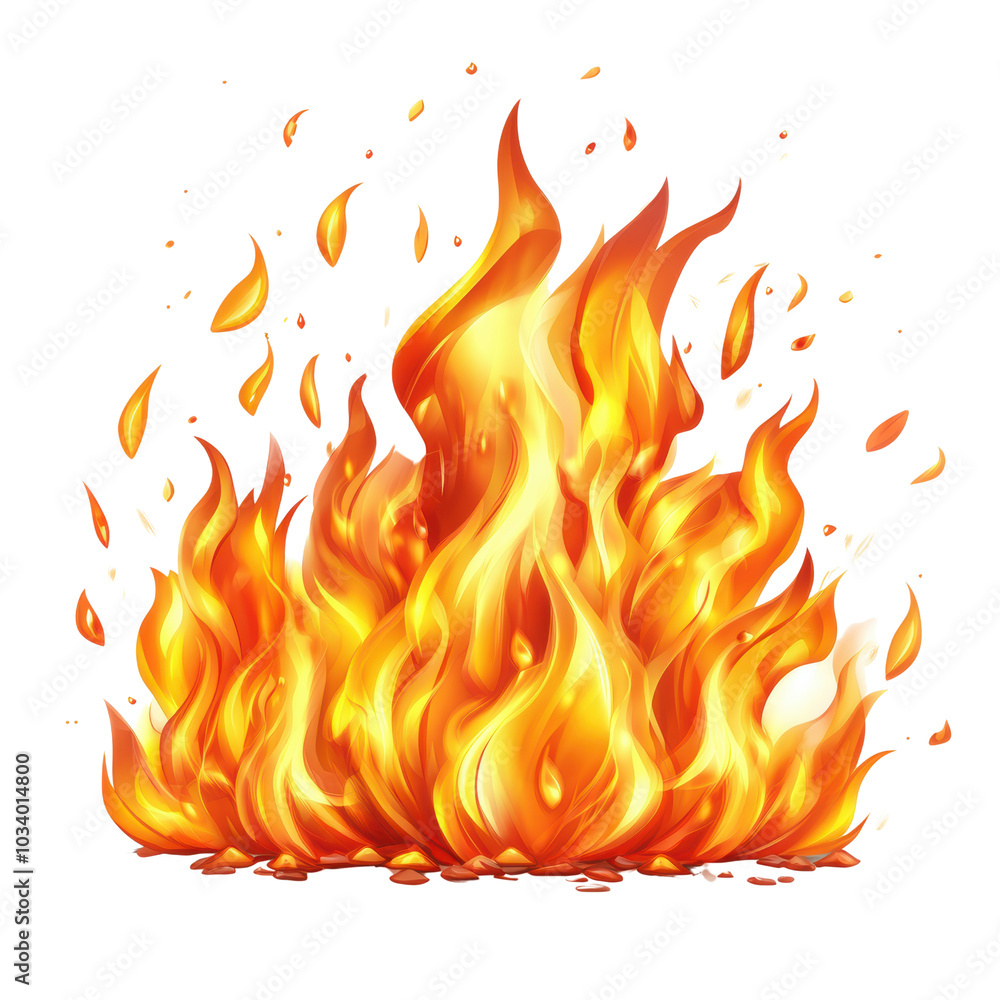 Dynamic flames dance with vibrant orange and yellow hues, creating intense and captivating visual. fiery display evokes warmth and energy, perfect for various creative projects Dynamic flames dance with vibrant orange and yellow hues, creating intense and captivating visual. fiery display evokes warmth and energy, perfect for various creative projects