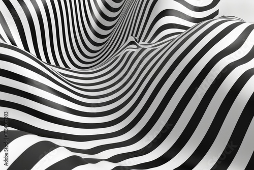 A close-up portrait of a zebra in monochrome, showcasing its unique stripes