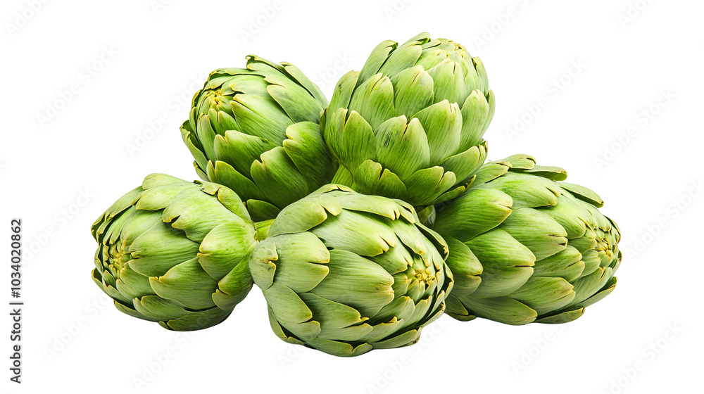 Fresh artichokes, healthy green vegetables on white isolated background Fresh artichokes, healthy green vegetables on white isolated background