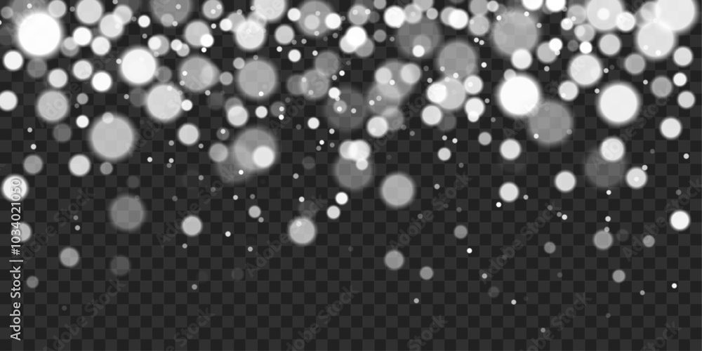 Photos Glowing Bokeh Background, Snow, Festive Border, Christmas Banner, Shiny Effect,