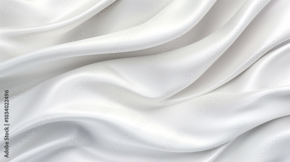 white silk on background white silk on background