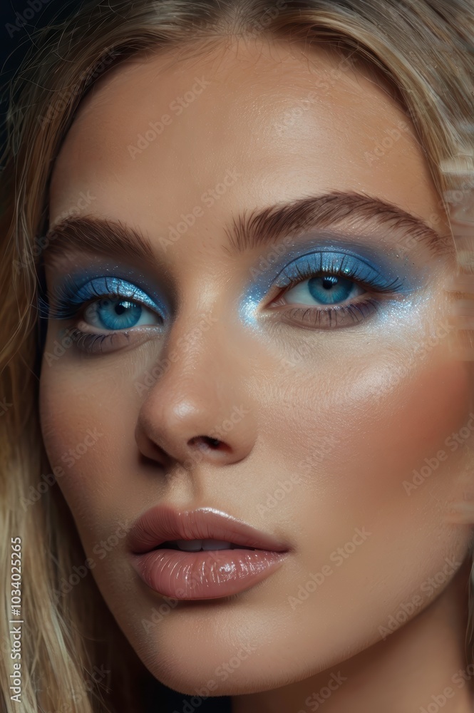 Stunning Young Woman with Blue Eyes and Flawless Skin – Facial Treatment, Cosmetology, Beauty and Spa Care Stunning Young Woman with Blue Eyes and Flawless Skin – Facial Treatment, Cosmetology, Beauty and Spa Care
