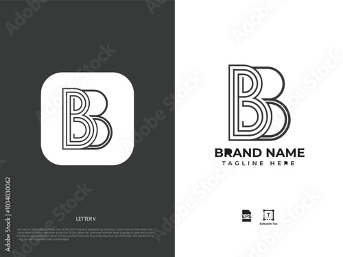 Modern minimalistic logo design for business