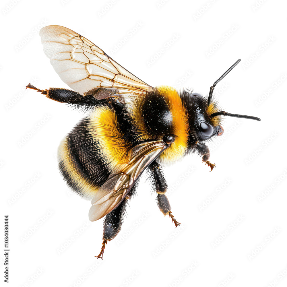 Bumblebee perched gracefully on a delicate flower petal Bumblebee perched gracefully on a delicate flower petal