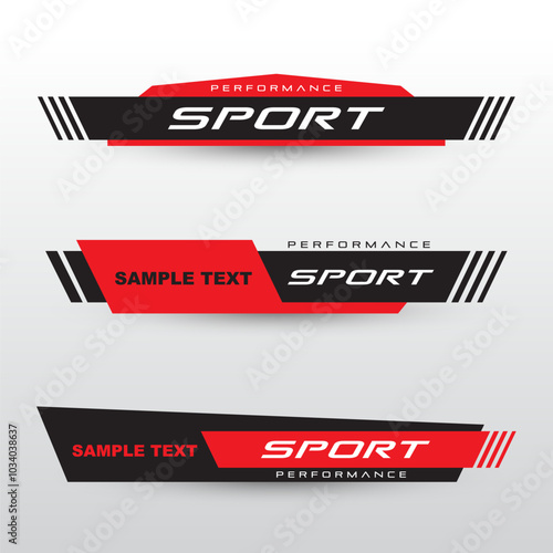 Set banners and lower thirds for banner Bars. Sport News. Streaming Video