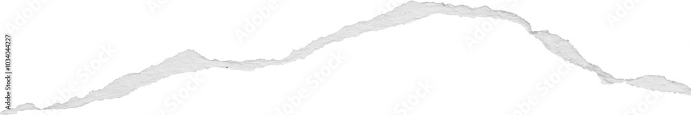 Ripped torn paper edges isolated on white background Ripped torn paper edges isolated on white background