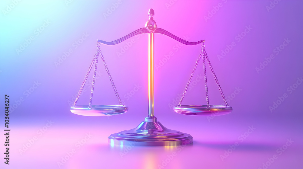 3D Holographic Election Integrity Scale Concept: Close-Up of a Balancing Hologram Showcasing Weights for Fair Electoral Measures on White Background with Copy Space 3D Holographic Election Integrity Scale Concept: Close-Up of a Balancing Hologram Showcasing Weights for Fair Electoral Measures on White Background with Copy Space