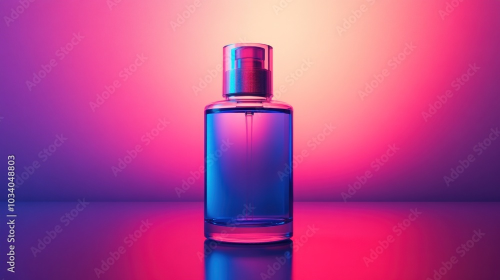 Perfume Bottle with Neon Lights Perfume Bottle with Neon Lights