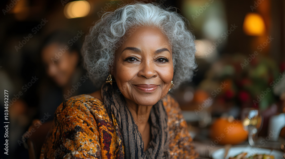 A Black Grandmother with White Hair Sitting at the Head of the Table, Radiating Wisdom and Love
A Black Grandmother with White Hair Sitting at the Head of the Table, Radiating Wisdom and Love