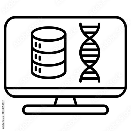 Bioinformatics databases icon
