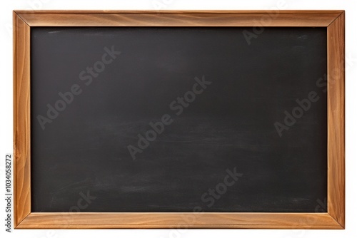 Wood framed empty black chalkboard backgrounds blackboard white background.