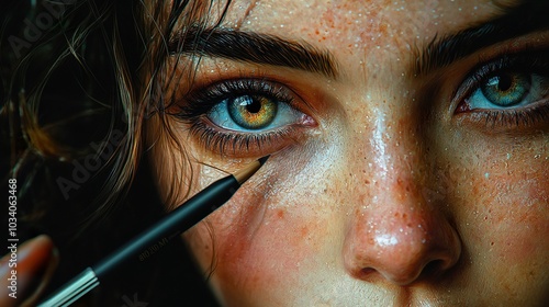 Premium Digital Women Face Drawing with Sleek Stylus: Enhance Your Artistic Vision