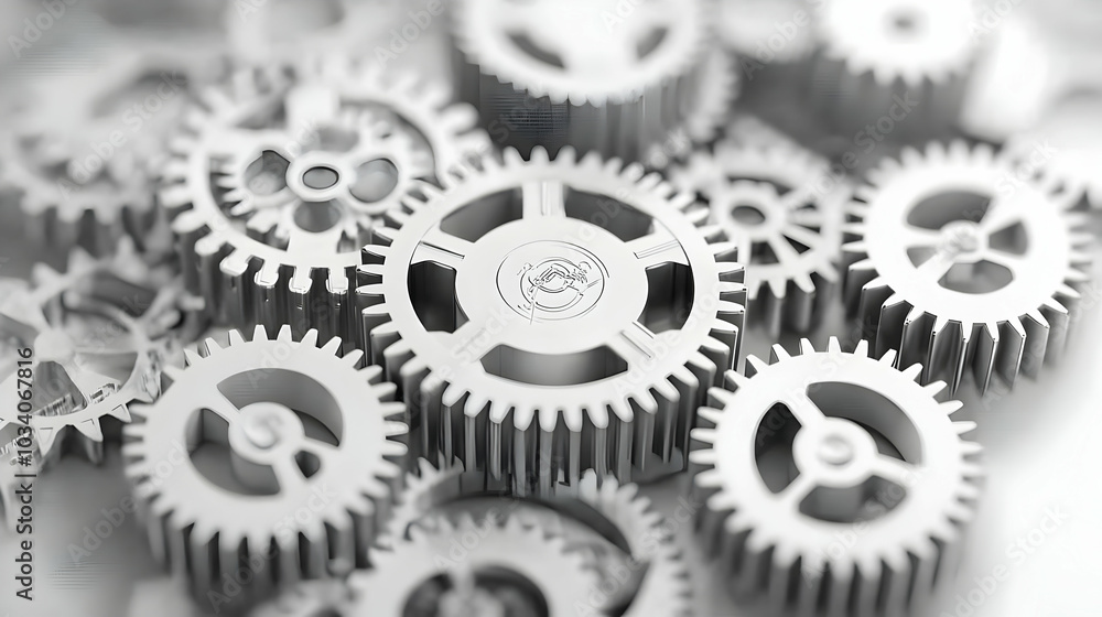 3D Vote Count Gears Mechanism Concept - Close Up Vector of Interlocking Gears Forming Vote Counting System, Zooming Out on Isolated White Background with Tally Space 3D Vote Count Gears Mechanism Concept - Close Up Vector of Interlocking Gears Forming Vote Counting System, Zooming Out on Isolated White Background with Tally Space