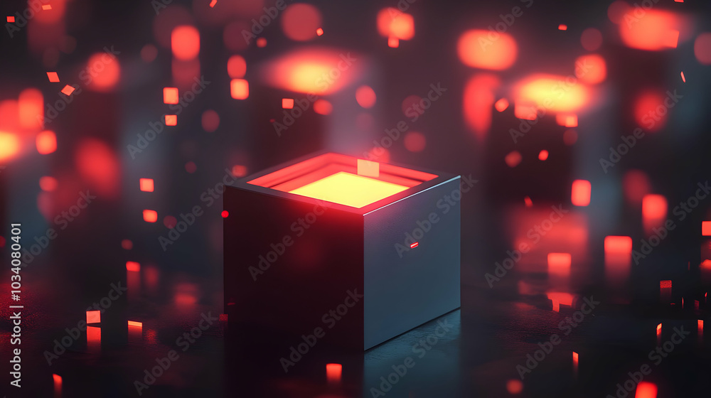 3D Blurred Ballot Box with Glowing Votes Concept - Close-Up of Soft Focus Ballot Box and Illuminated Papers Being Inserted, Creating a Mystical Voting Process Effect 3D Blurred Ballot Box with Glowing Votes Concept - Close-Up of Soft Focus Ballot Box and Illuminated Papers Being Inserted, Creating a Mystical Voting Process Effect