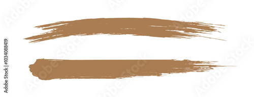 金色のブラシストローク