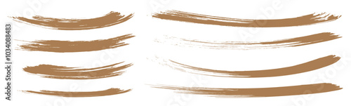 金色のブラシストローク