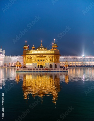 Golden Temple reflection