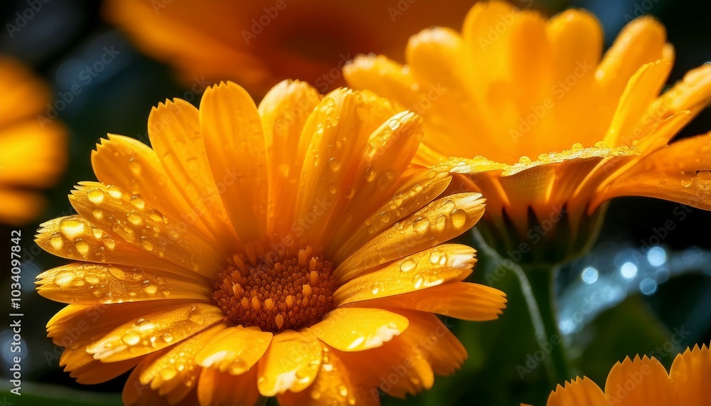 Close up of a bright yellow flower Close up of a bright yellow flower