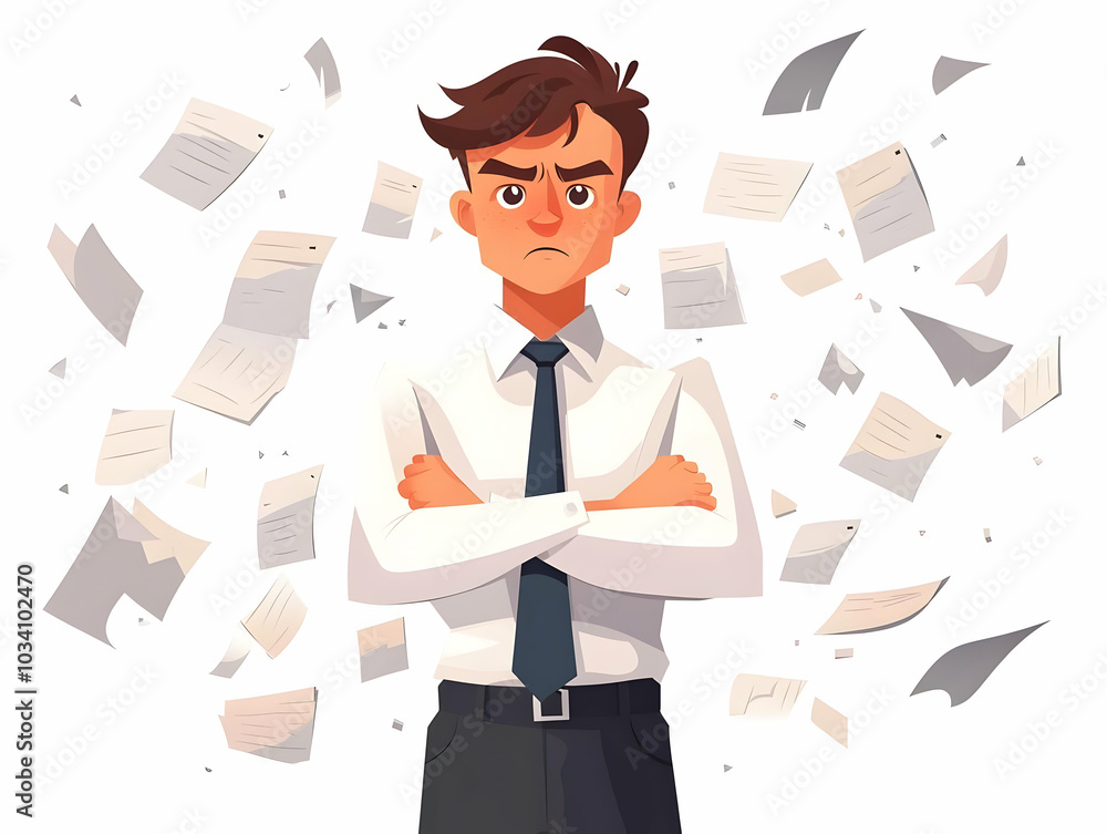 Flat Candid Debate Prep Frustration: Close-Up of Politician's Frustrated Expression Amid Scattered Notes and Advisors, Capturing Intense Campaigning Behind-the-Scenes Work in Simple Flat Vector Style Flat Candid Debate Prep Frustration: Close-Up of Politician's Frustrated Expression Amid Scattered Notes and Advisors, Capturing Intense Campaigning Behind-the-Scenes Work in Simple Flat Vector Style