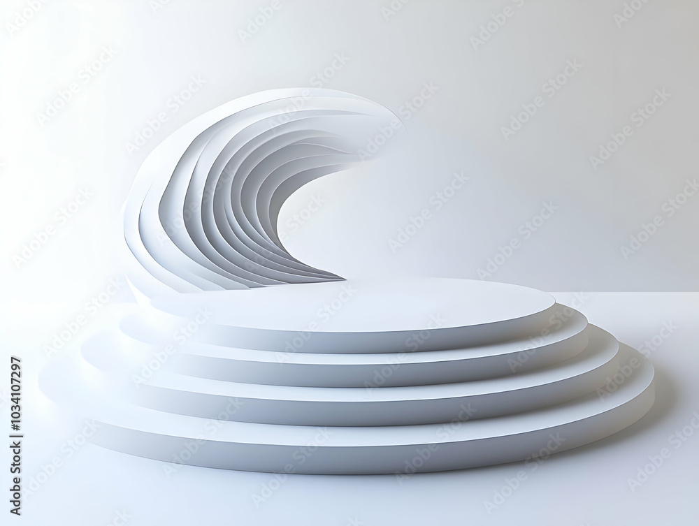 Flat Growth Spiral Podium Concept: Close-Up View of Simple White Spiral Outlines Symbolizing Personal Development and Progress for Janeiro Branco - Vector Illustration for Self-Improvement Tips. Flat Growth Spiral Podium Concept: Close-Up View of Simple White Spiral Outlines Symbolizing Personal Development and Progress for Janeiro Branco - Vector Illustration for Self-Improvement Tips.
