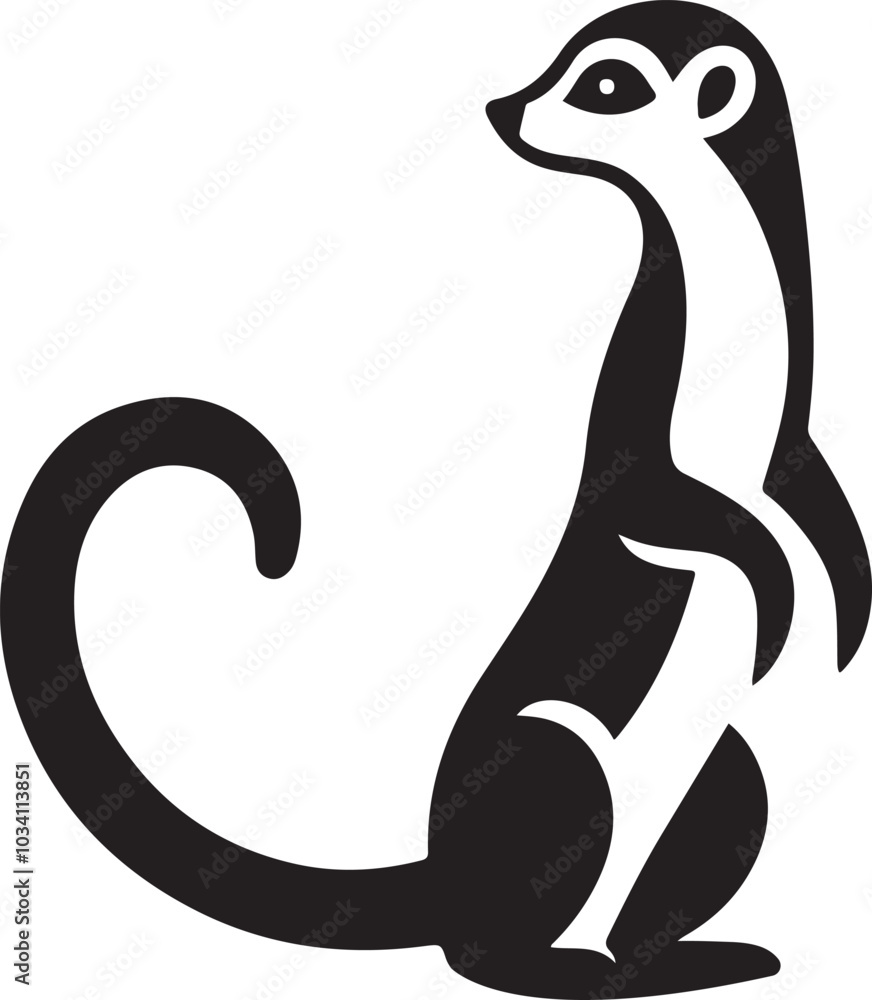meerkat vector art illustration design meerkat vector art illustration design