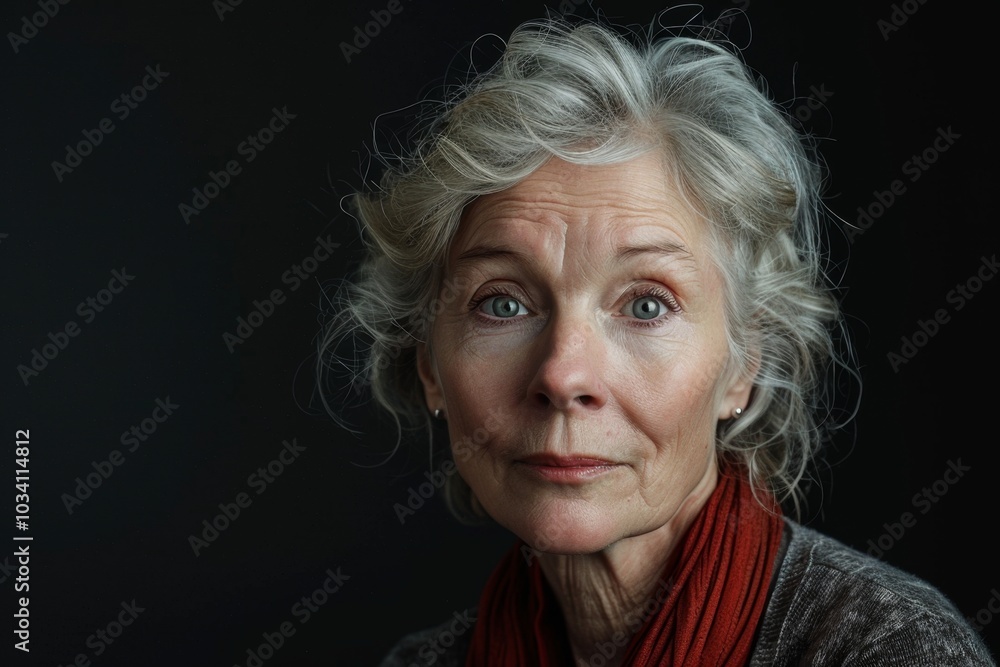 Capturing the Wisdom and Grace of an Elderly Woman with Stunning Silver Hair and Gentle Expression Capturing the Wisdom and Grace of an Elderly Woman with Stunning Silver Hair and Gentle Expression