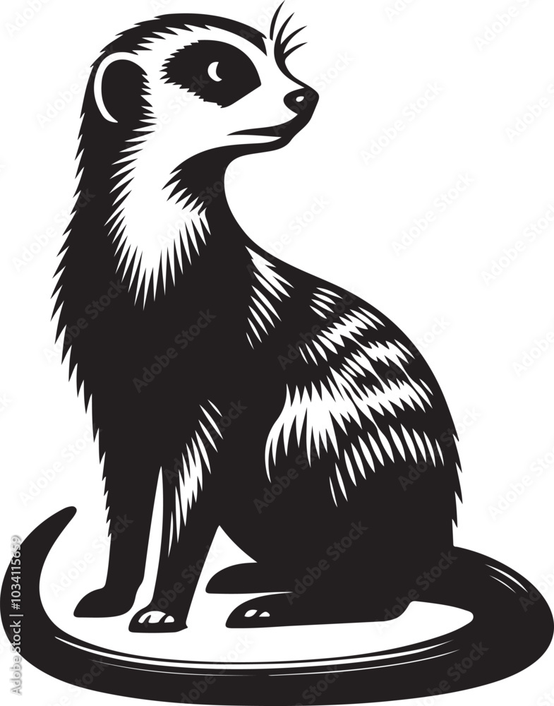 meerkat vector art illustration design meerkat vector art illustration design