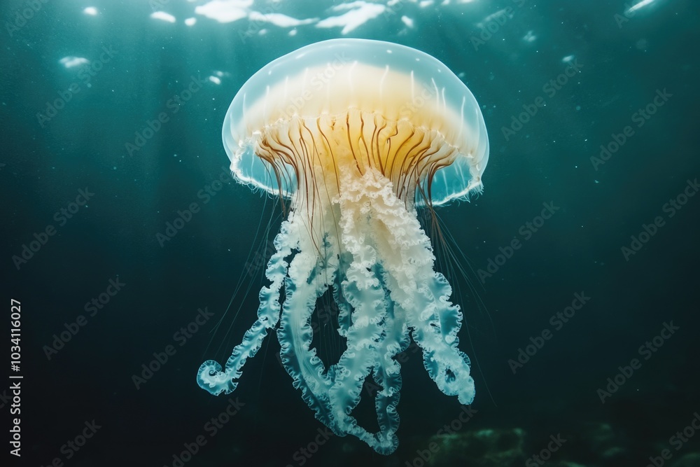 Fototapeta premium Jellyfish in water