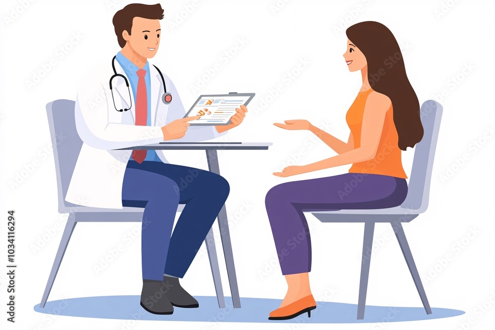 Doctor and Patient Consultation