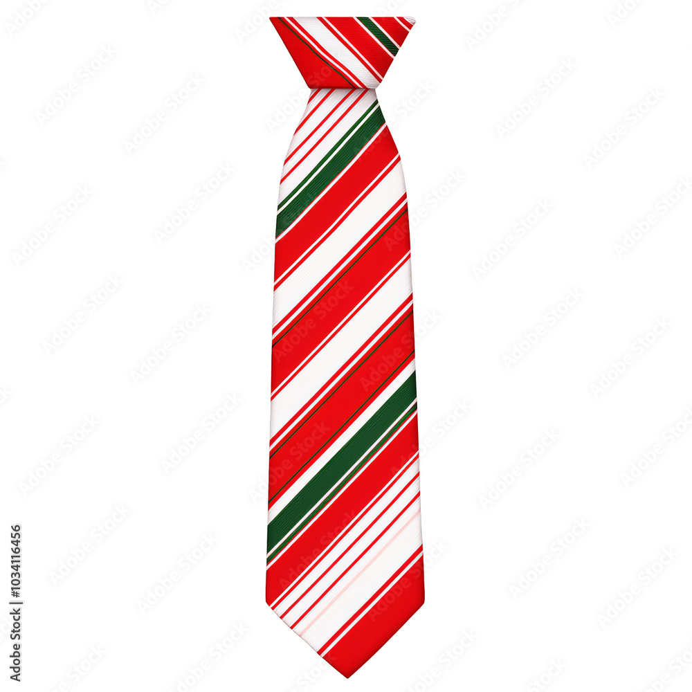 Red and white striped tie on a white isolated background. Red and white striped tie on a white isolated background.