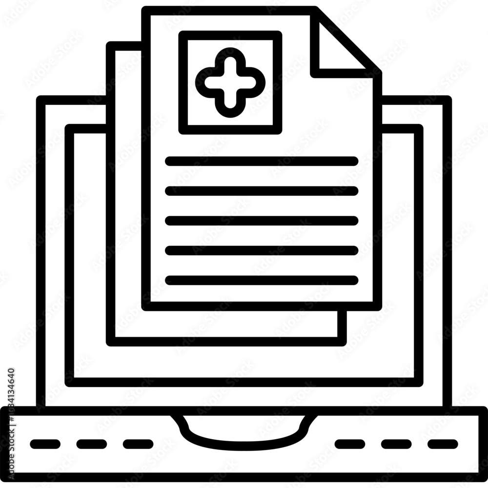 Medical Record Icon Medical Record Icon