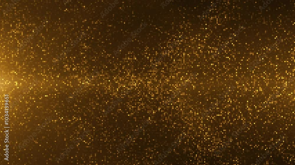 Abstract digital background with random light dots or glitter particles. 4K animation, seamless loop Abstract digital background with random light dots or glitter particles. 4K animation, seamless loop