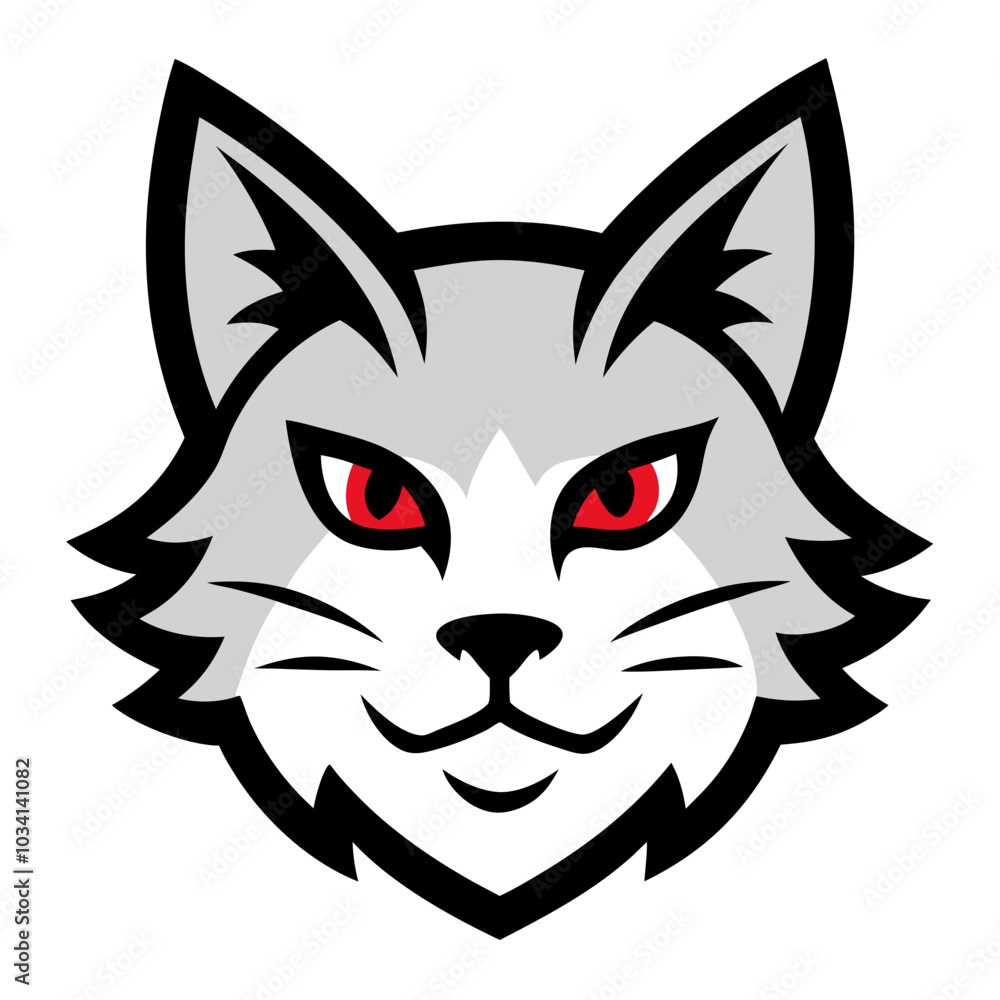 Cat head mascot vector illustration Cat head mascot vector illustration