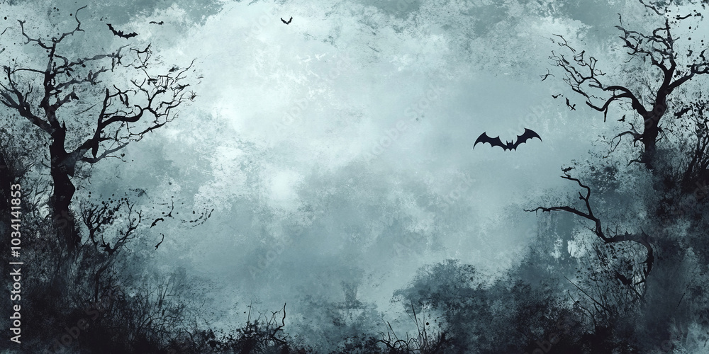 Flying Bat against a sunset sky, casting long shadows on a spooky Halloween night,Generated By Ai Flying Bat against a sunset sky, casting long shadows on a spooky Halloween night,Generated By Ai