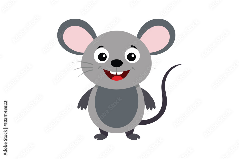 Mouse cartoon vector art illustration. Mouse cartoon vector art illustration.