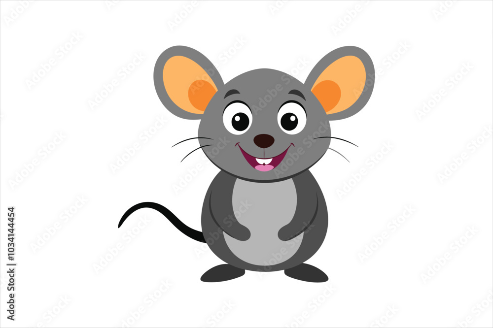 Mouse cartoon vector art illustration. Mouse cartoon vector art illustration.